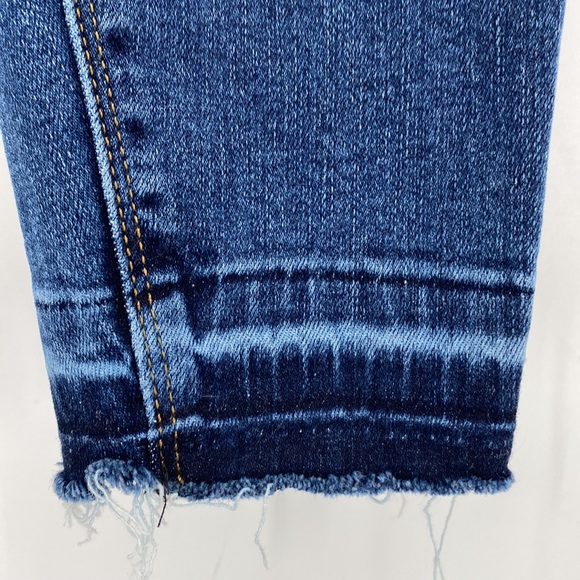 Spanx Distressed Ankle Skinny Jeans Medium Wash Pull On Stretchy Casual Size M - Picture 8 of 12